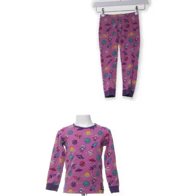 Pyjama (Roze, Meerkleurig) van Villervalla Organisch katoen, Elastaan