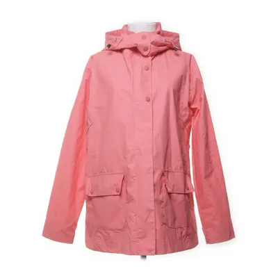 Regnfrakke (Pink) fra Ilse Jacobsen Bomuld, Polyester