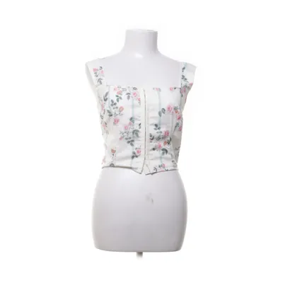 Crop top (Wit, Meerkleurig) van Cider Polyester