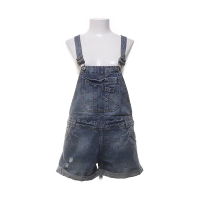 Korte tuinbroek (Blauw) van Denim Co Katoen, Polyester