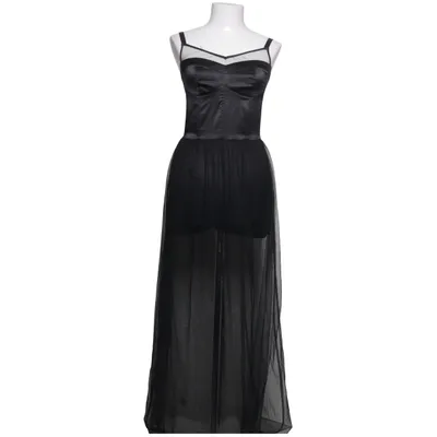 Maxikjole (Sort) fra Divided by H&M Elastan, Polyester