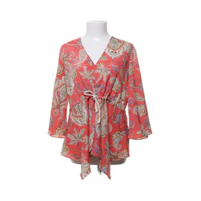 Peplumtopp (Röd, Flerfärgad) från Zara Polyester