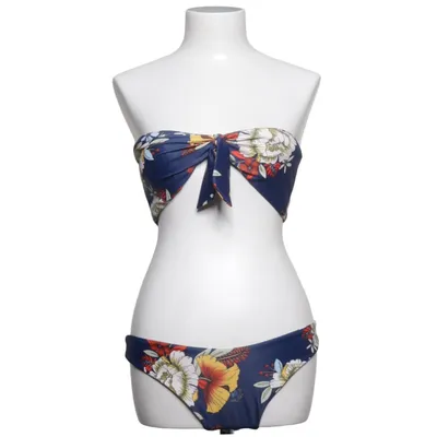 Bikini (Blå, Flerfärgad) från Zaful Elastan, Polyester
