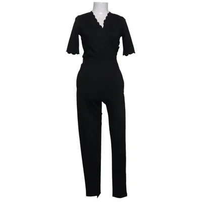 Jumpsuit (Black) from Rue de Femme Elastane, Polyester, Viscose