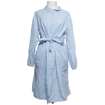 Robe chemise (Bleu) de Copenhagen Coton, Lin