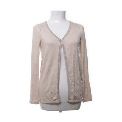 Cardigan (Beige) from Papillonne Viscose, Polyester, Polyamide