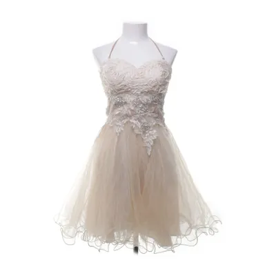 Cocktailkjole (Beige, Sølv) fra Chi Chi London Elastan, Polyester