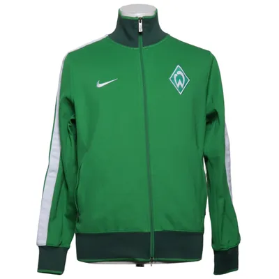 Trainingsjacke (Grün, Weiß) von Nike Baumwolle, Elasthan, Polyester
