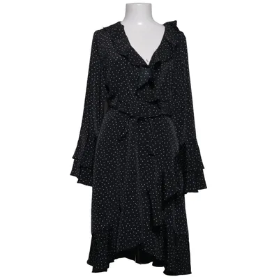 Wrap dress (Black, White) from Neon Rose Polyester