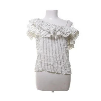 Top (White, Black) from Ganni Cotton, Silk