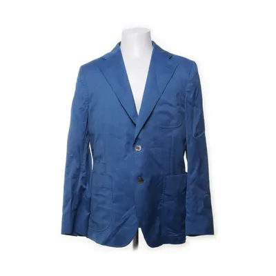Blazer (Blauw) van Oscar Jacobson Zijde, Wol
