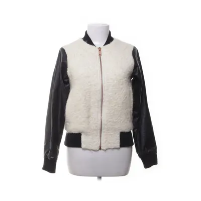 Bomberjack (Wit, Zwart) van HOPE by Ringstrand Söderberg Acryl, Katoen, Polyamide, Polyester, Leer, Wol, Viscose