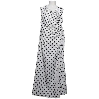 Kleid (Weiß, Schwarz) von Shein Elasthan, Polyester