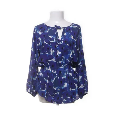Pussy bow blouse (Blue, Multicolored) from Ivanka Trump