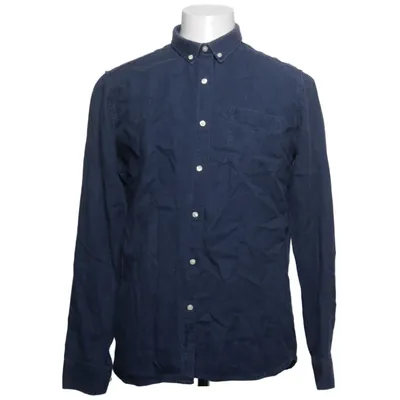 Chemise (Bleu) de Knowledge Cotton Apparel Coton, Lyocell