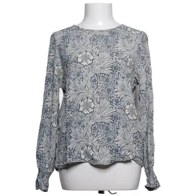 Blouse (Blauw, Wit) van Morris & Co x H&M Viscose