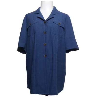 Chemise à manches courtes (Bleu) de Finn Karelia Coton, Polyester