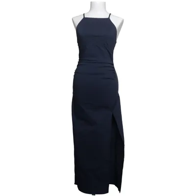 Maxikjole (Blå) fra Stradivarius Elastan, Polyamid, Viscose
