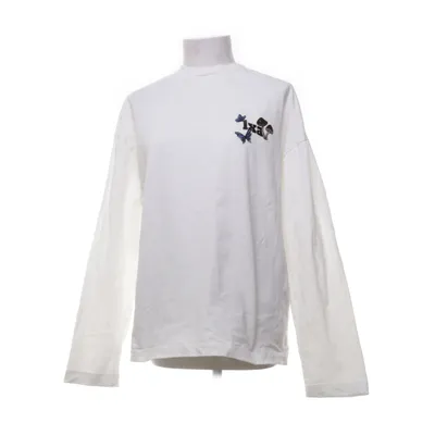 Långärmad t-shirt (Vit, Flerfärgad) från LXA Bomull