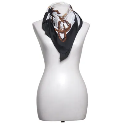 Sjal (Vit, Svart, Brun) från Åhléns Polyester