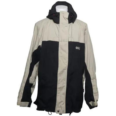 Allvädersjacka (Beige, Svart) från Jack Wolfskin Polyamid, Polyester, Polyuretan
