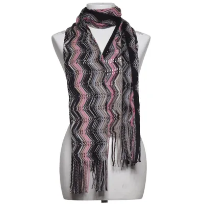 Halsduk (Svart, Rosa, Flerfärgad) från Missoni Akryl, Ull
