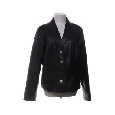 Leather blazer (Black) from Jofama