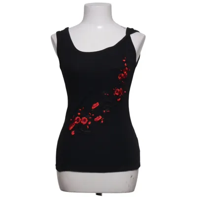 Tank Top (Black, Red) from Mazel Cotton, Elastane