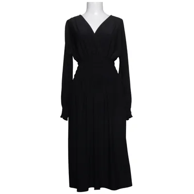Robe longue (Noir) de Leana Mode Élasthane, Polyester