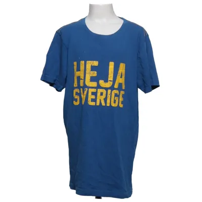 T-shirt (Blå, Gul) fra Intersport Bomuld
