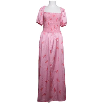 Maxi jurk (Roze, Rood) van Never Fully Dressed Polyester