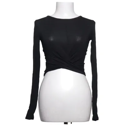 Crop top (Svart) från Alo Yoga Elastan, Modal