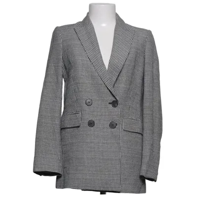 Blazer (Black, White) from Mango Casual