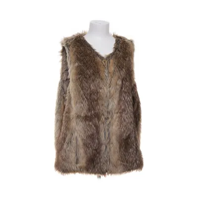 Ytterväst (Beige, Grå) från DeVal Woman Akryl, Polyester