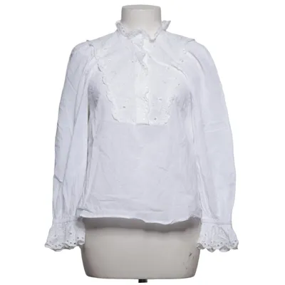 Blouse (Blanc) de H&M Coton, Polyester