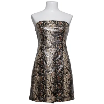 Robe (Marron, Beige, Noir) de ROTATE Birger Christensen Coton, Polyuréthane, Viscose