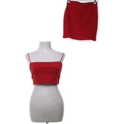 Set (Red) from Boohoo Polyester, Elastane