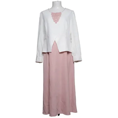 Robe longue (Blanc, Rose) de Alvina
