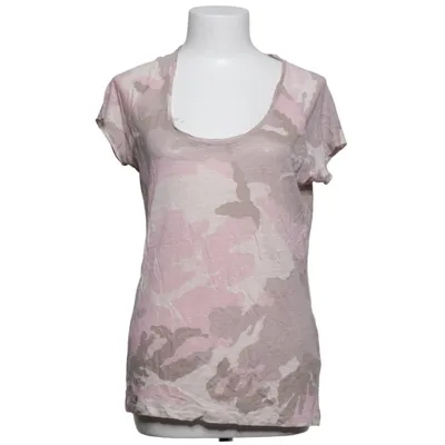 T-shirt (Roze, Beige, Meerkleurig) van Majestic Filatures Linnen, Zijde