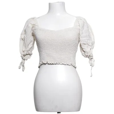 Crop top (Beige) fra Faithfull the Brand Linned, Viscose
