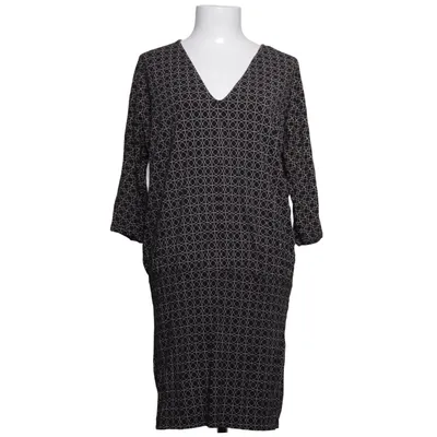Dress (Black, Beige) from Me&i Cotton, Elastane, Modal