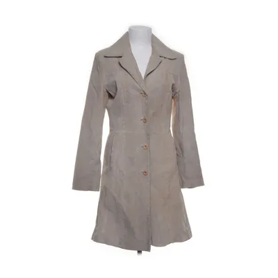 Leren jas (Beige) van Auluna Leather Company Leer, Polyester