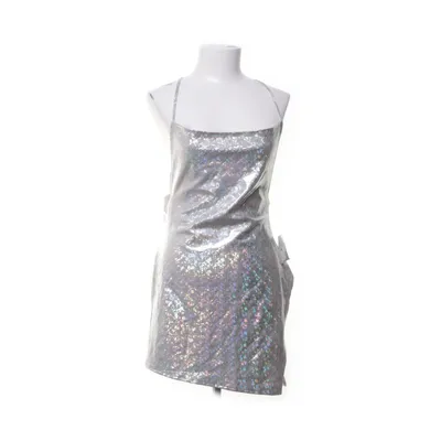 Dress (Silver, Multicolored) from NLY One Elastane, Polyester