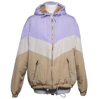 Vinterjacka (Beige, Lila, Vit) från Bershka Polyester