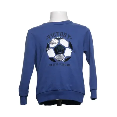 Collegetröja (Blå, Svart, Silverfärgad) från Sinsay Bomull, Polyester