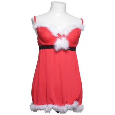 Déshabillé (Rouge, Blanc) de Secret Possessions Élasthane, Polyamide, Polyester