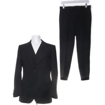 Kostym (Svart) Polyester, Ull