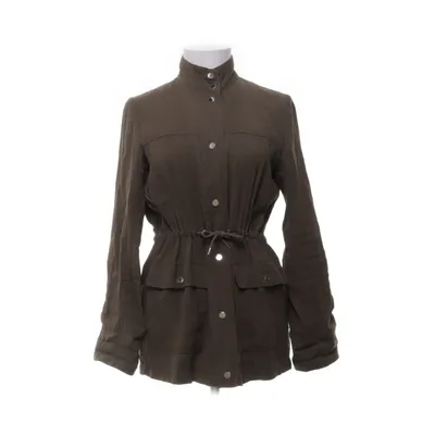 Coat (Green) from Zara Basic Polyester, Viscose