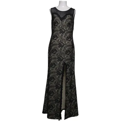 Maxi dress (Black, Beige) from Miusol Elastane, Polyester