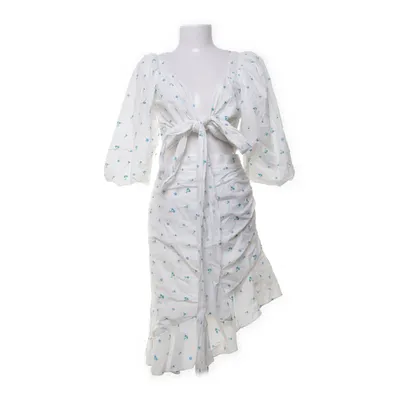 Klänning (Vit, Flerfärgad) från Adoore Bomull